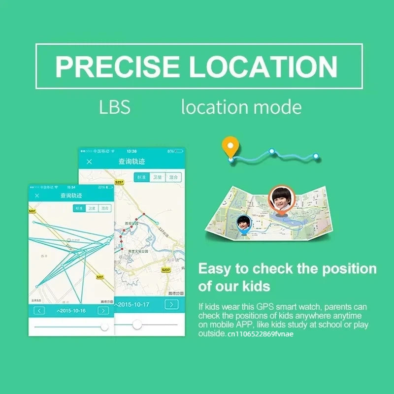 Montre Connectée Enfant Lenovo — GPS, Caméra, SOS, Appels, Smartwatch Garçon Fille