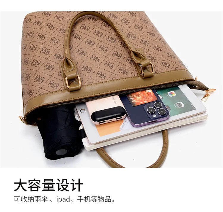Tote Bag Femme Luxe Léger — Grande Capacité, Sac Épaule Tendance Quotidien