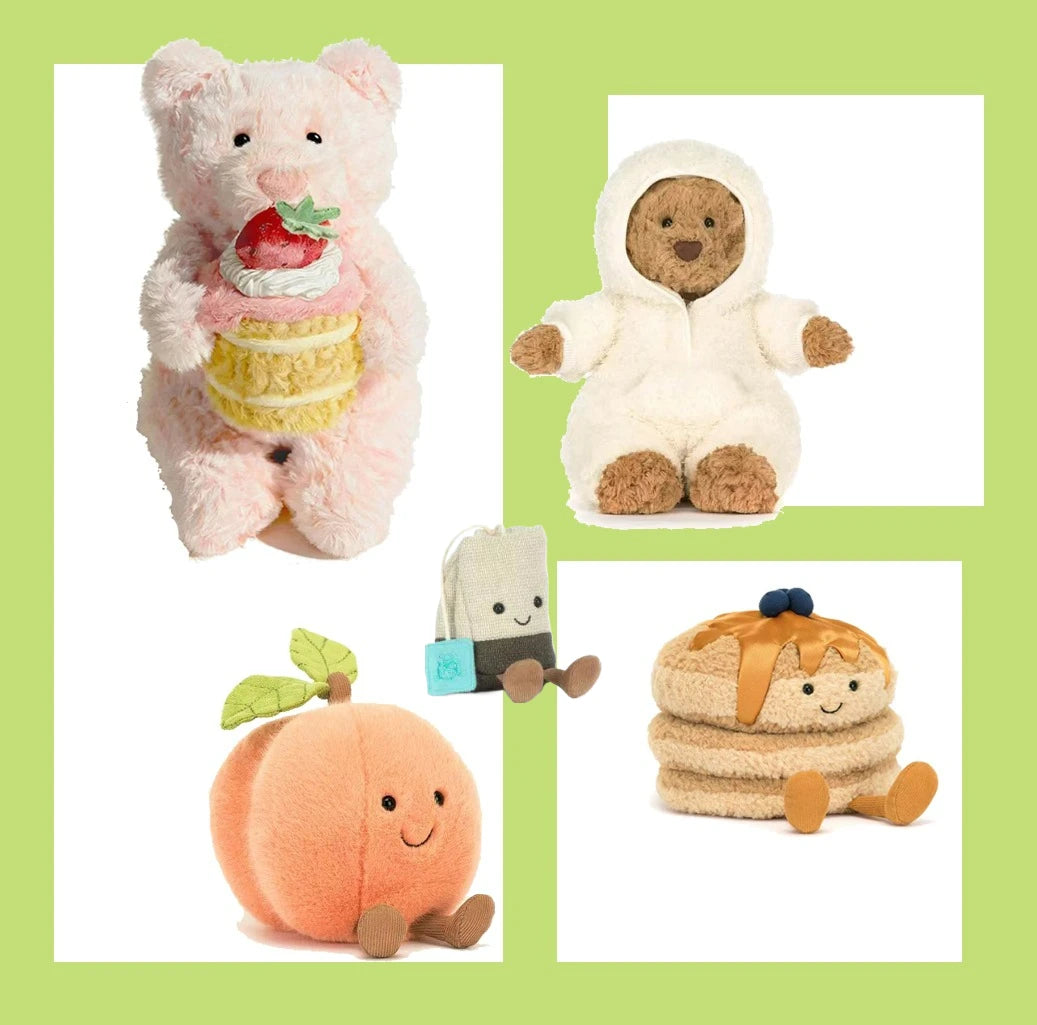 Peluche Ours Leora JELLYCAT – Édition Limitée Gâteau aux Fraises