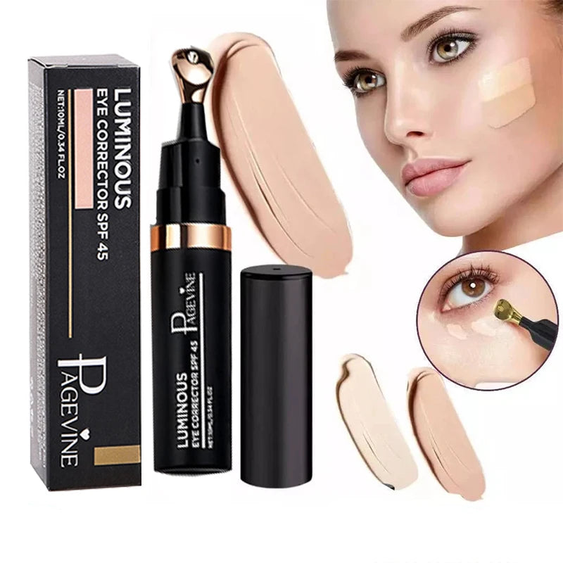 Correcteur Lumineux 4 Couleurs — Anti-Cernes, Illuminateur, Maquillage Liquide