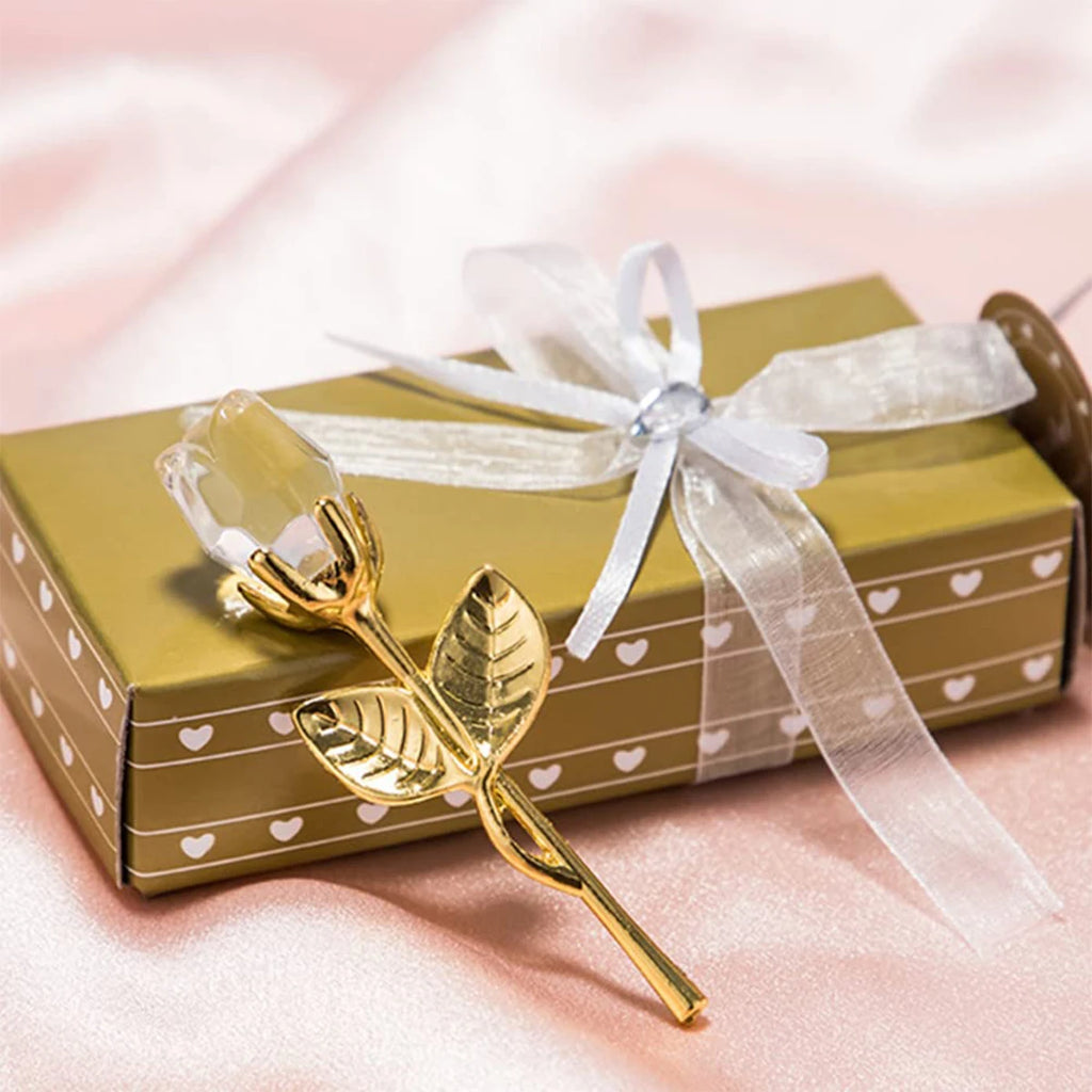Rose Cristal Artificielle Éternelle – Cadeau Fête des Mères & Anniversaire