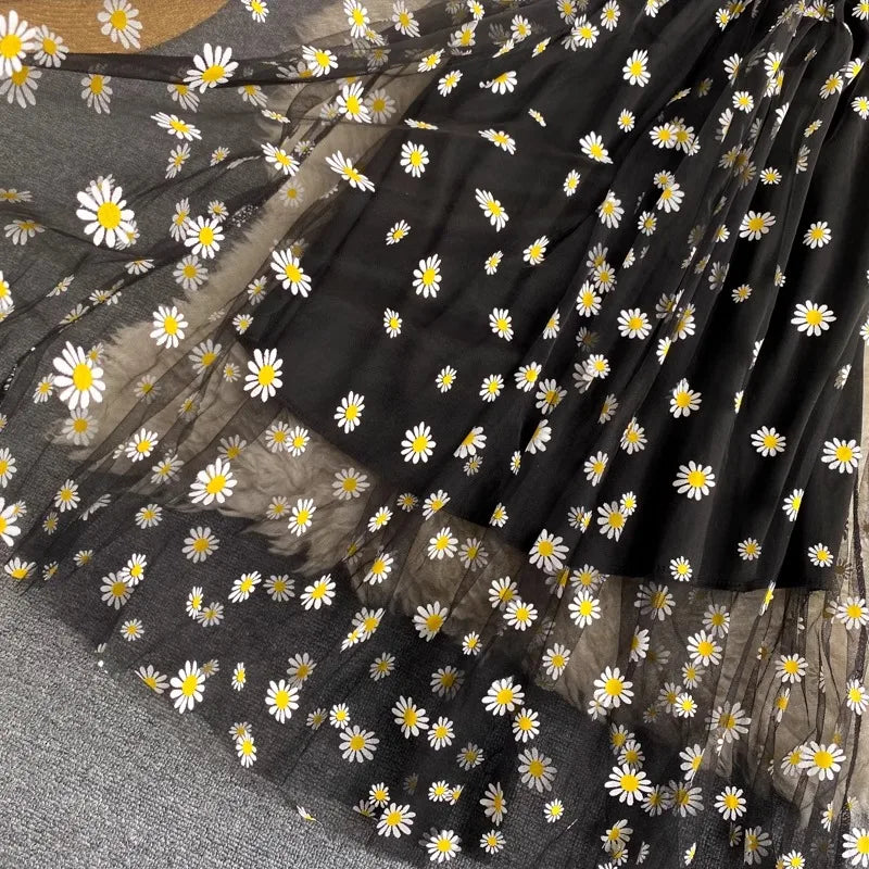 Robe Femme Été 2026 — Mesh Fleurie Style Coréen Plage & Soirée