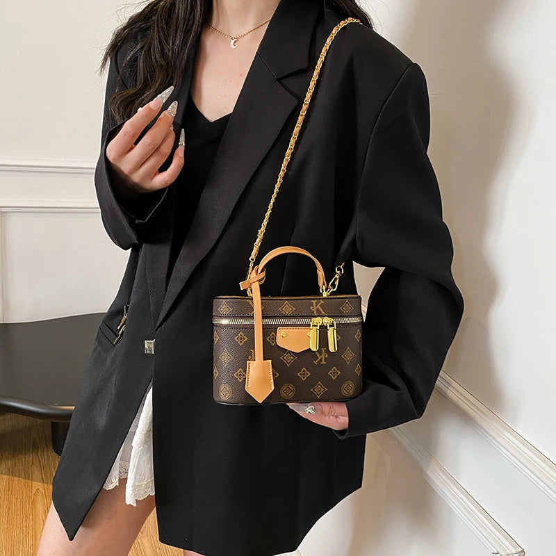 Sac Épaule Femme Cuir PU Imprimé — Bandoulière Fashion Tendance 2025