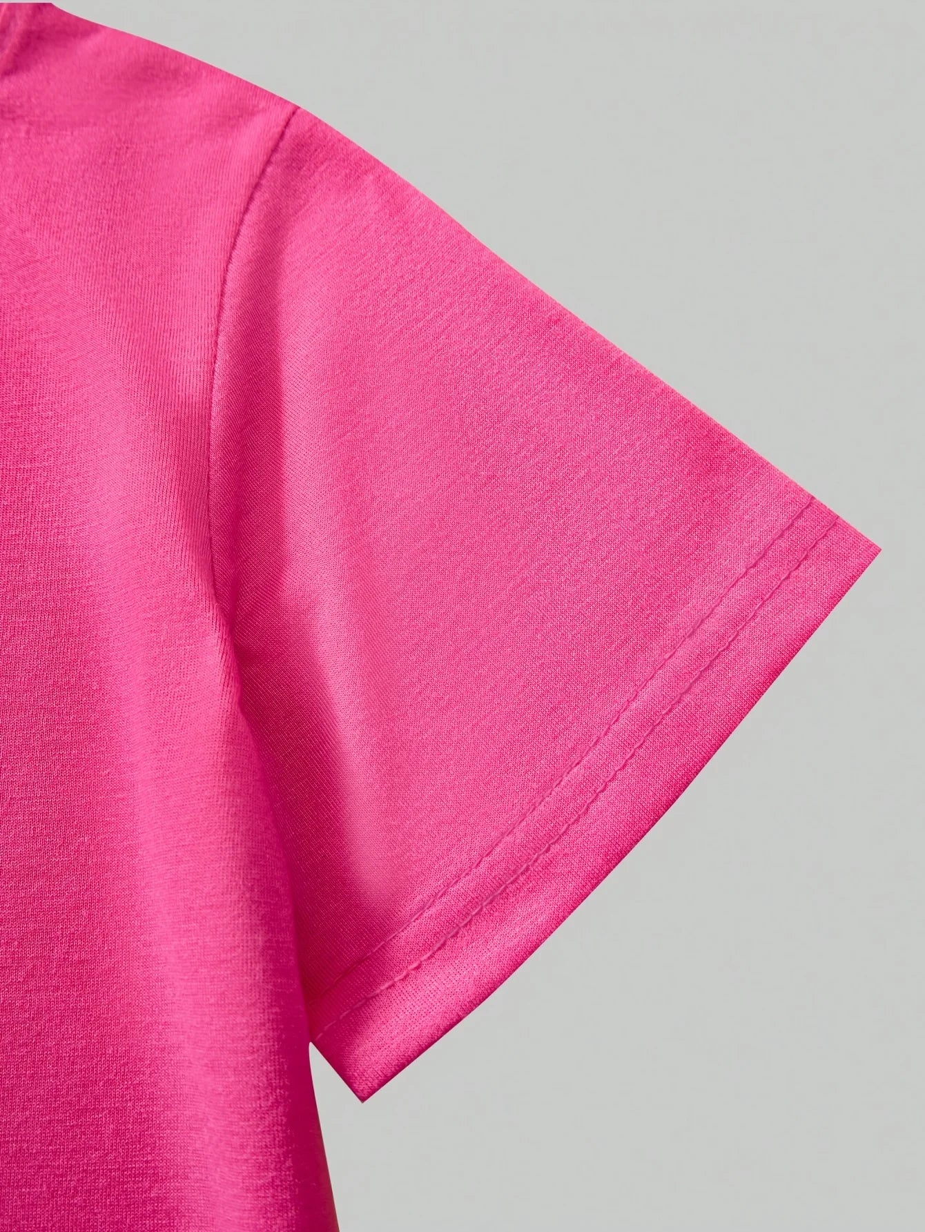 Ensemble 2 pièces filles – T-shirt col rond imprimé capybara nœud & short décontracté, 4-12 ans