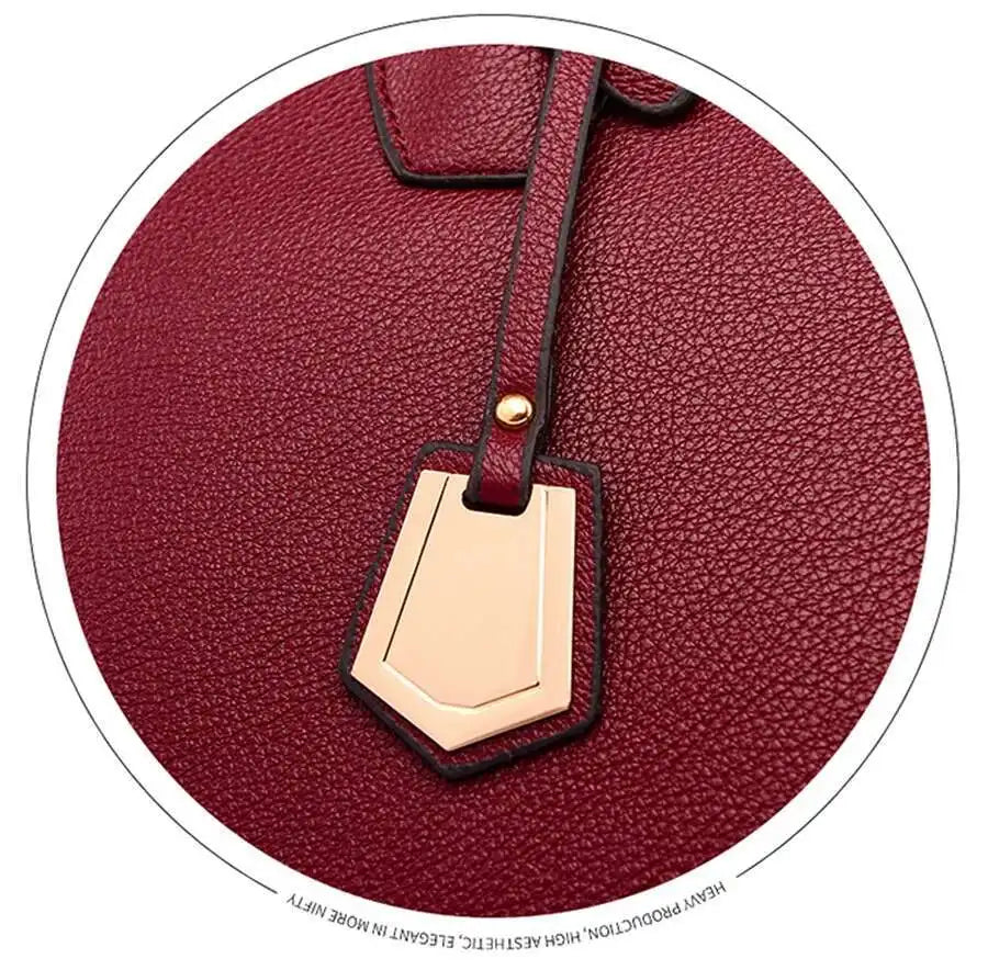 Sac à Main Femme Cuir PU — Satchel Élégant Grande Marque, Bandoulière Épaule