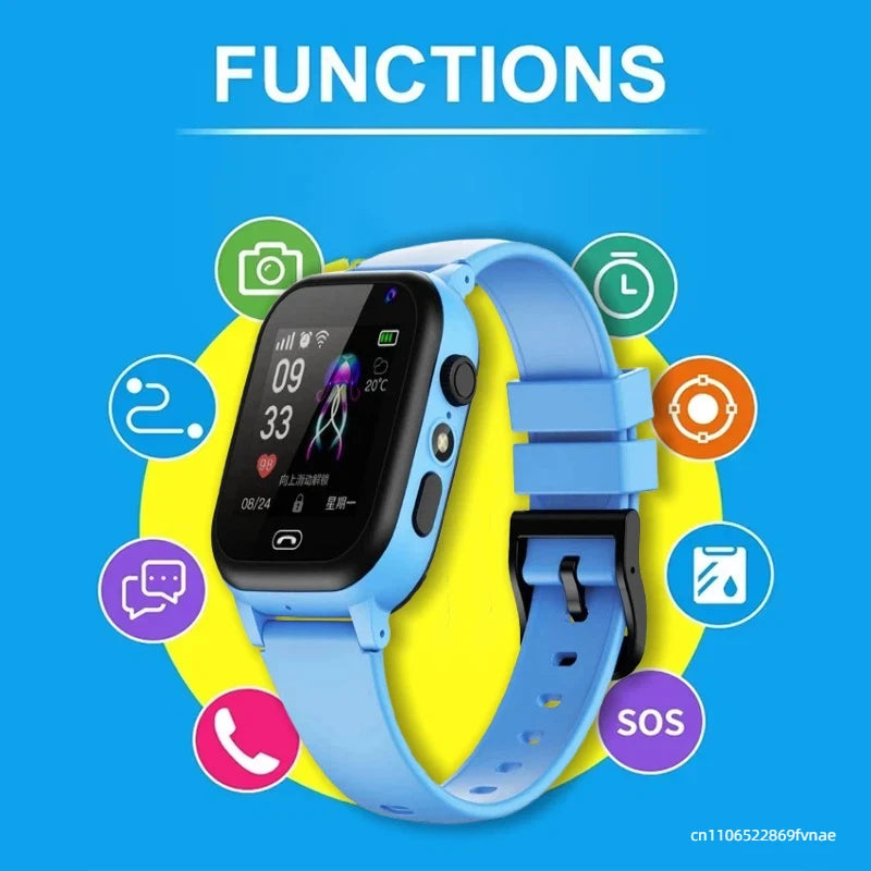 Montre Connectée Enfant Lenovo — GPS, Caméra, SOS, Appels, Smartwatch Garçon Fille