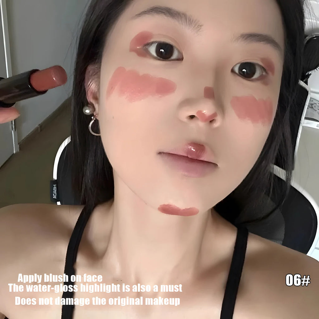Rouge à Lèvres Hydratant Miroir Waterproof — Longue Tenue, Cadeau Saint-Valentin