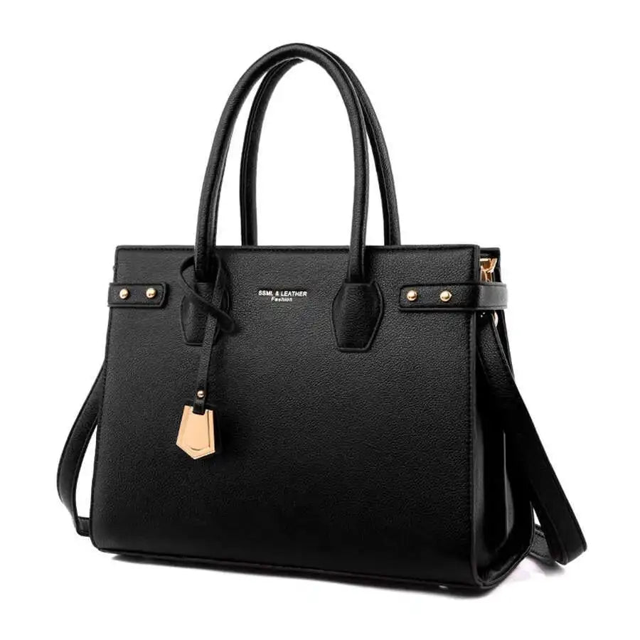Sac à Main Femme Cuir PU — Satchel Élégant Grande Marque, Bandoulière Épaule
