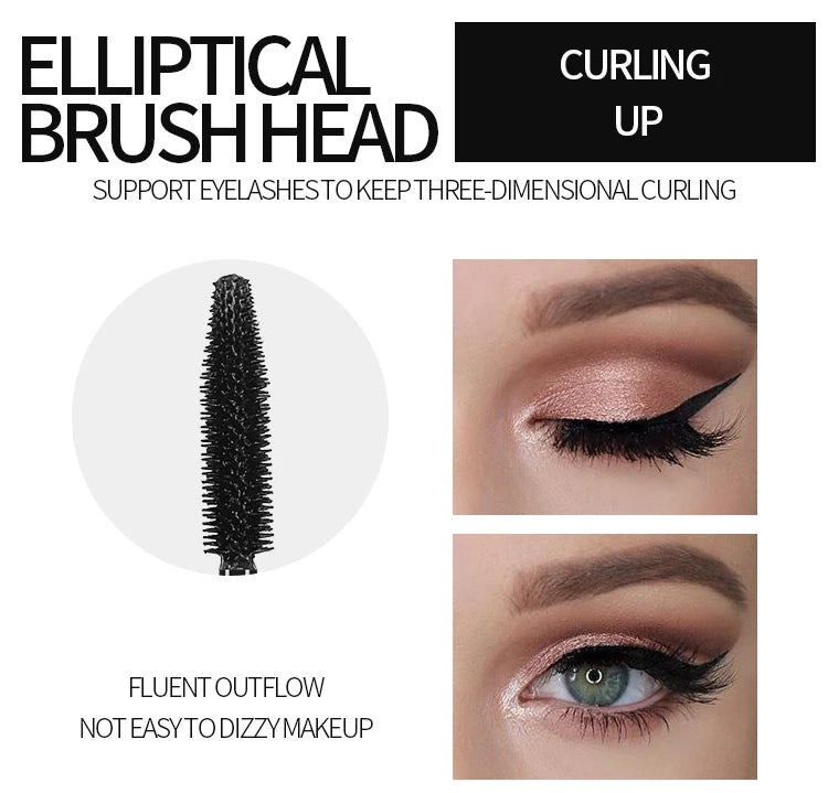 Set Eyeliner Liquide & Mascara 4D YANQINA — Waterproof, Crayon Sourcils, Yeux