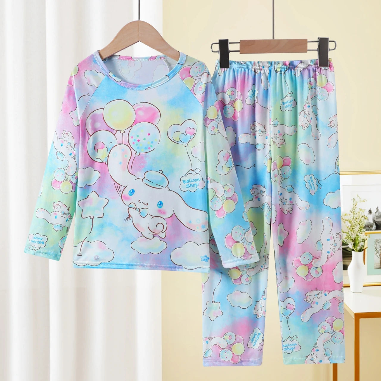 Pyjama Enfant Sanrio Hello Kitty — Manches Longues, Cinnamoroll & Kuromi, Doux