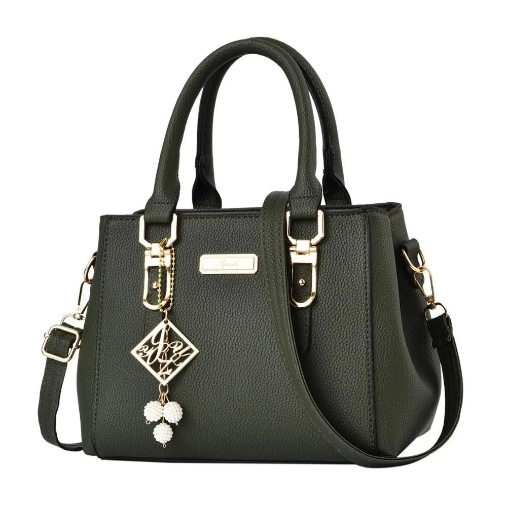 Sac À Main Femme Cuir Casual — Grande Capacité, Sac Épaule Messenger