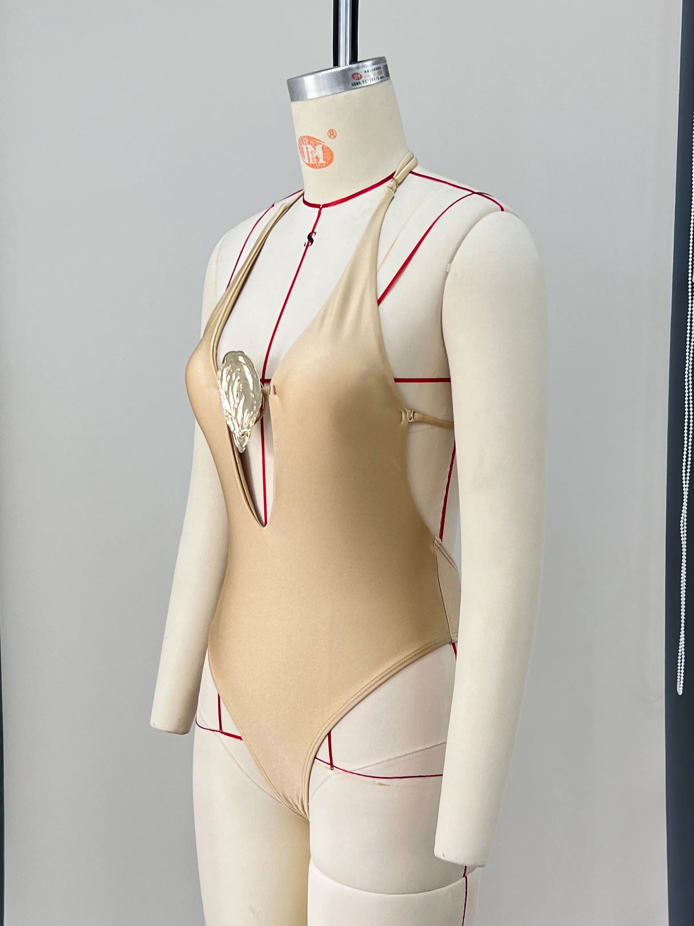 Bikini 2-3 Pièces Femme Push Up — Imprimé Coquillage, Style Brésilien Plage