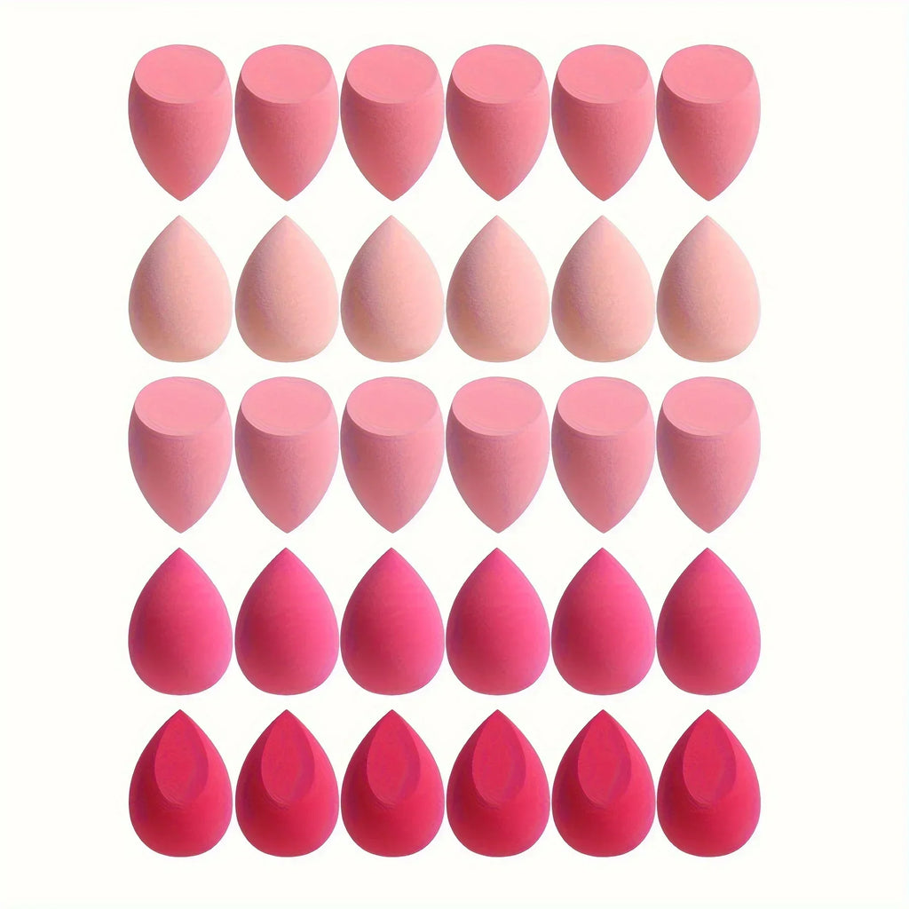 Set Éponges Maquillage Douces 4/8 Pièces — Beauty Egg & Puff pour Fond de Teint