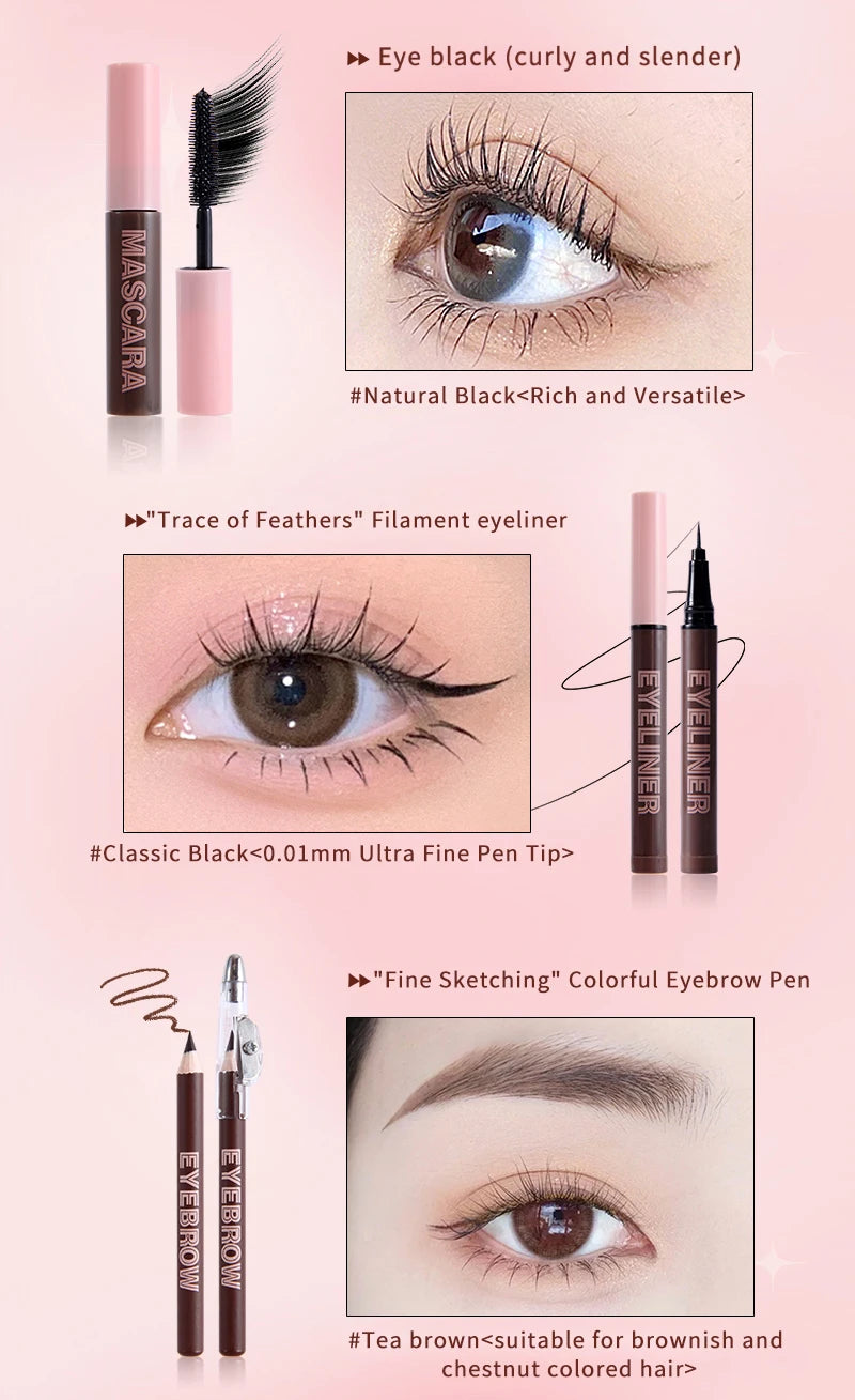 Coffret Maquillage 9 Pièces — Rouge à Lèvres, Poudre, Cadeau Saint-Valentin