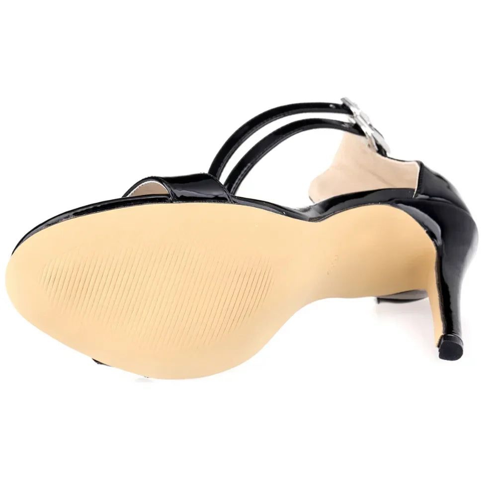 Sandales Femme Talon Fin Boucle — Style Féerique, Élégant, Mariage & Prom