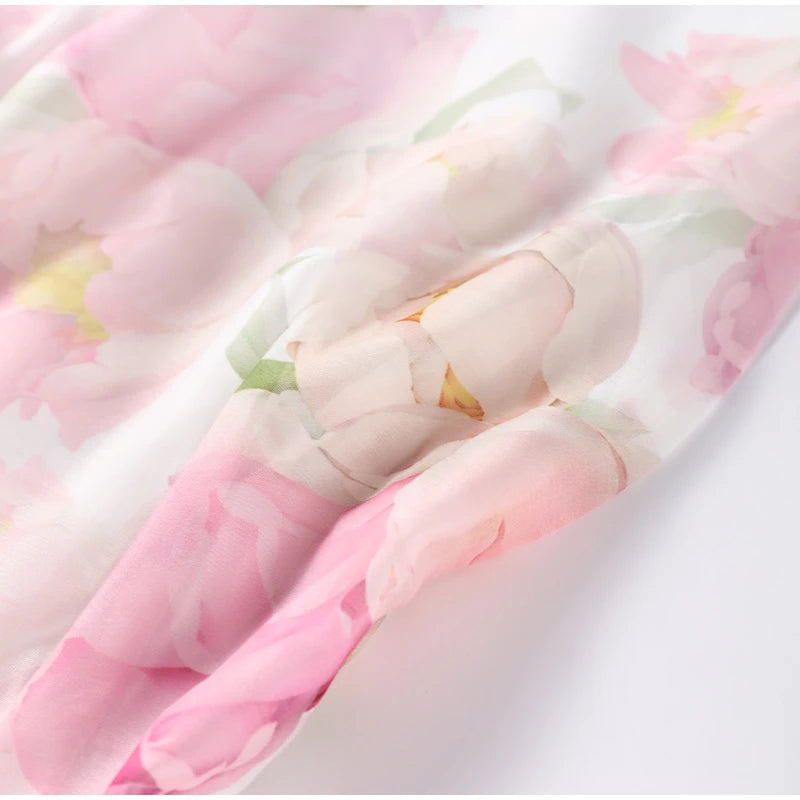 Robe Maxi Halter Corset Imprimé Floral 2026 — Sans Manches, Ligne A, Soirée Élégante