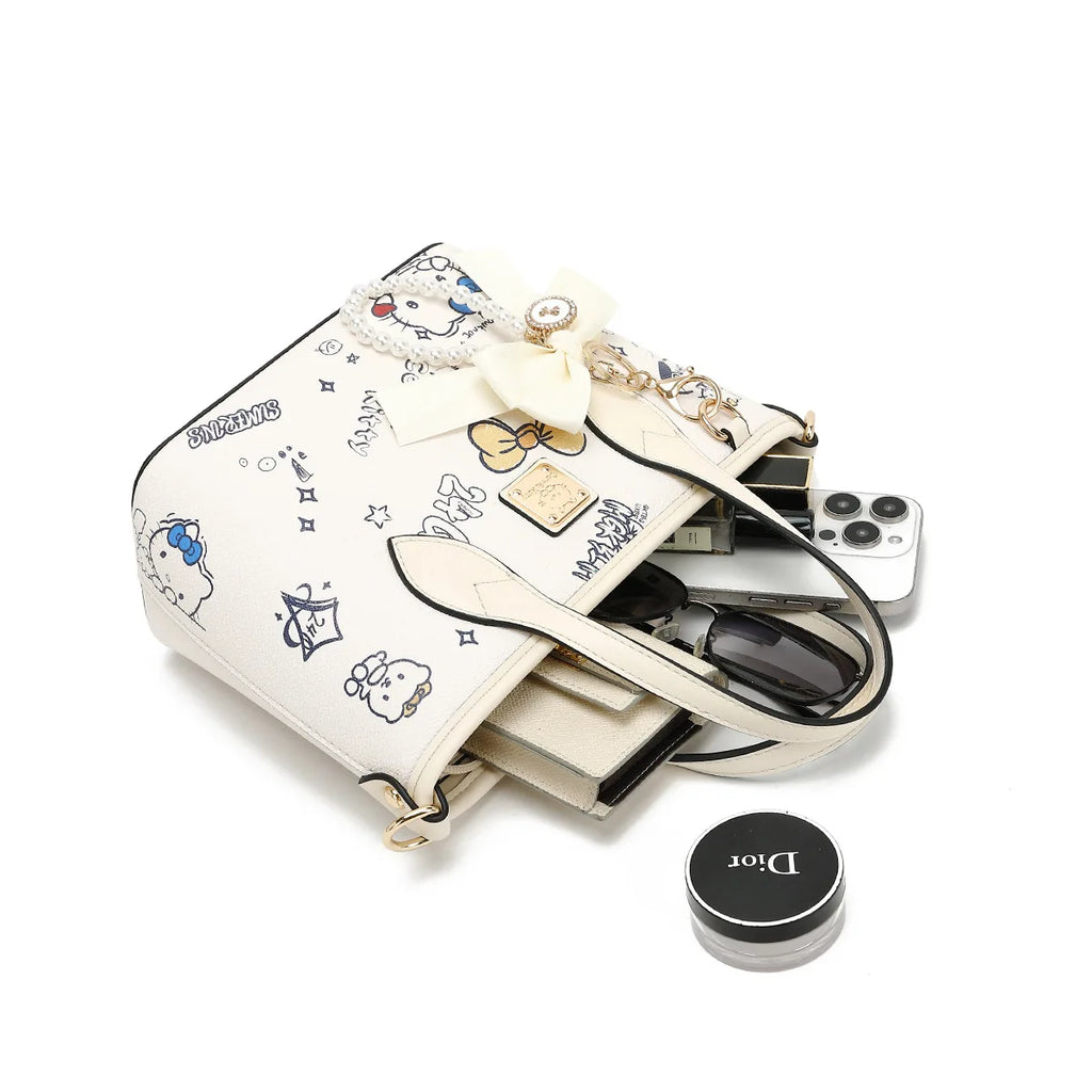 Sac À Main Hello Kitty Femme — Cartoon Mignon, Sac Épaule Bandoulière Tendance