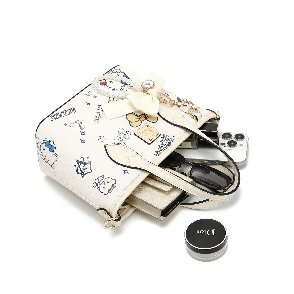 Sac À Main Hello Kitty Femme — Cartoon Mignon, Sac Épaule Bandoulière Tendance