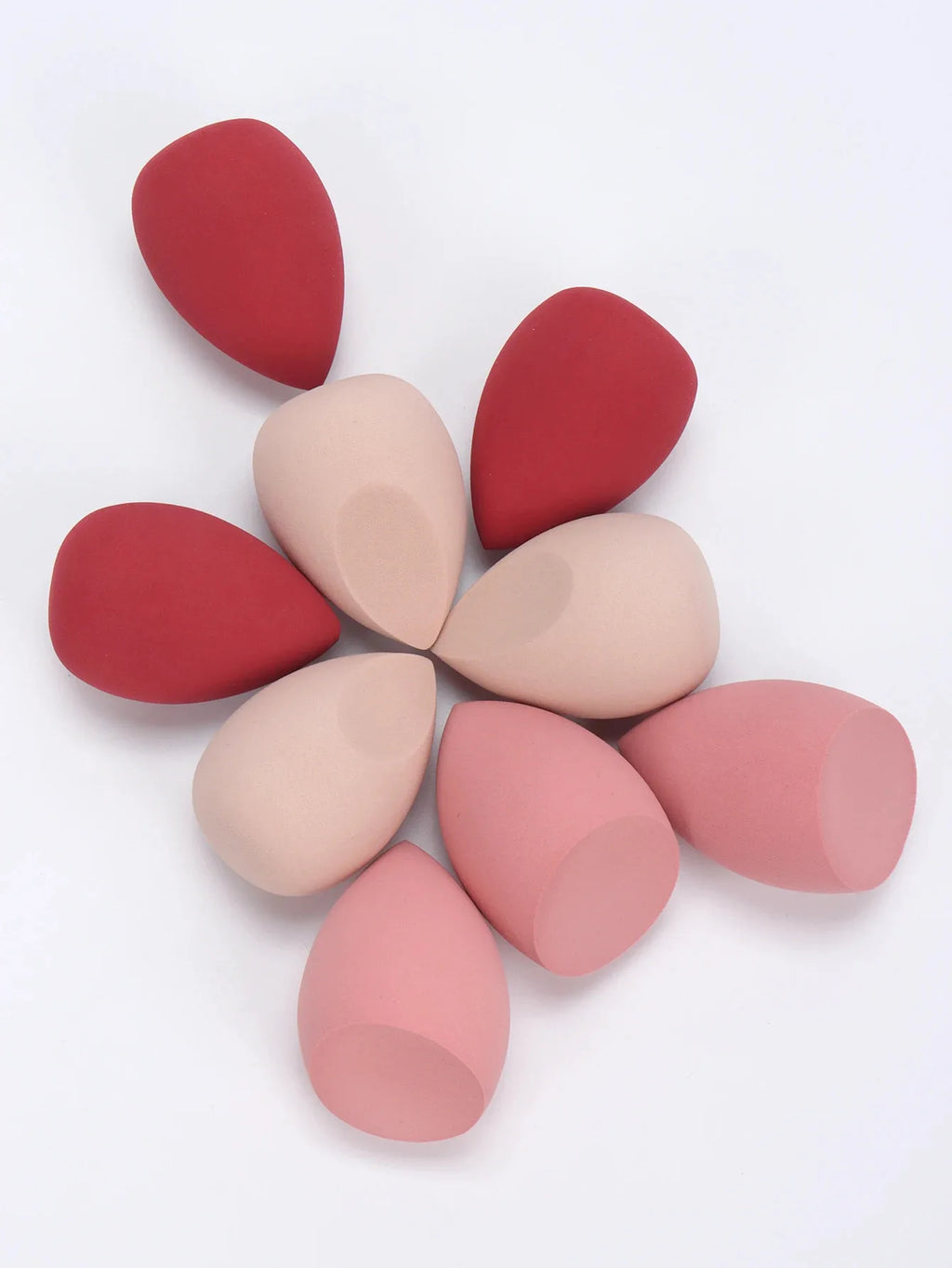 Set Éponges Maquillage Douces 4/8 Pièces — Beauty Egg & Puff pour Fond de Teint