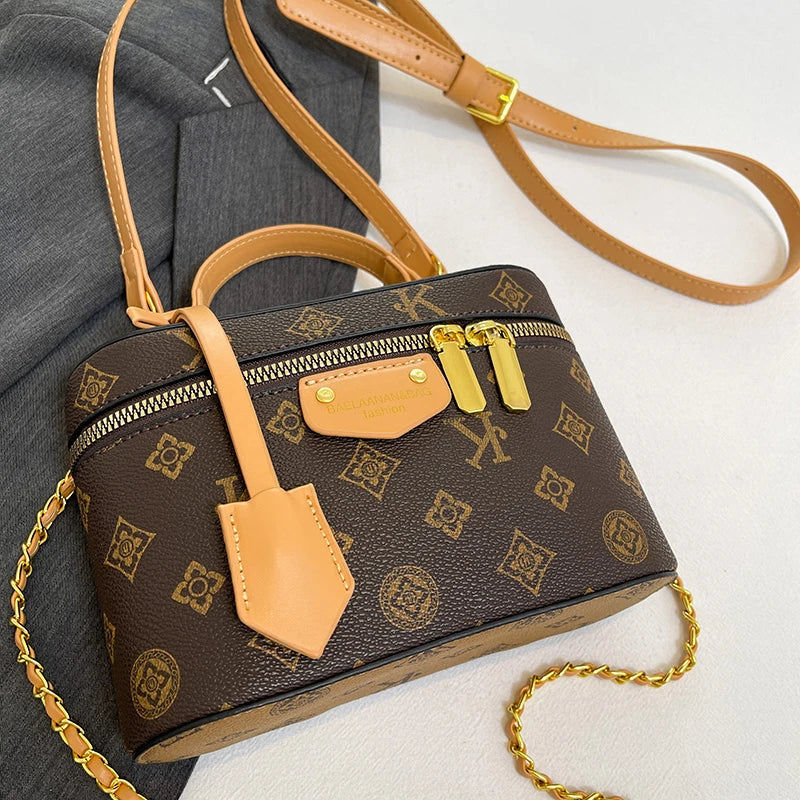 Sac Épaule Femme Cuir PU Imprimé — Bandoulière Fashion Tendance 2025