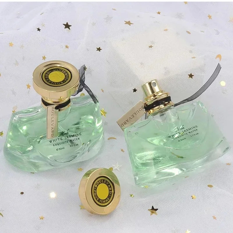 عطر نسائي ياسمين الليل الفاخر - زجاجة ألماس، ماء تواليت يدوم طويلاً