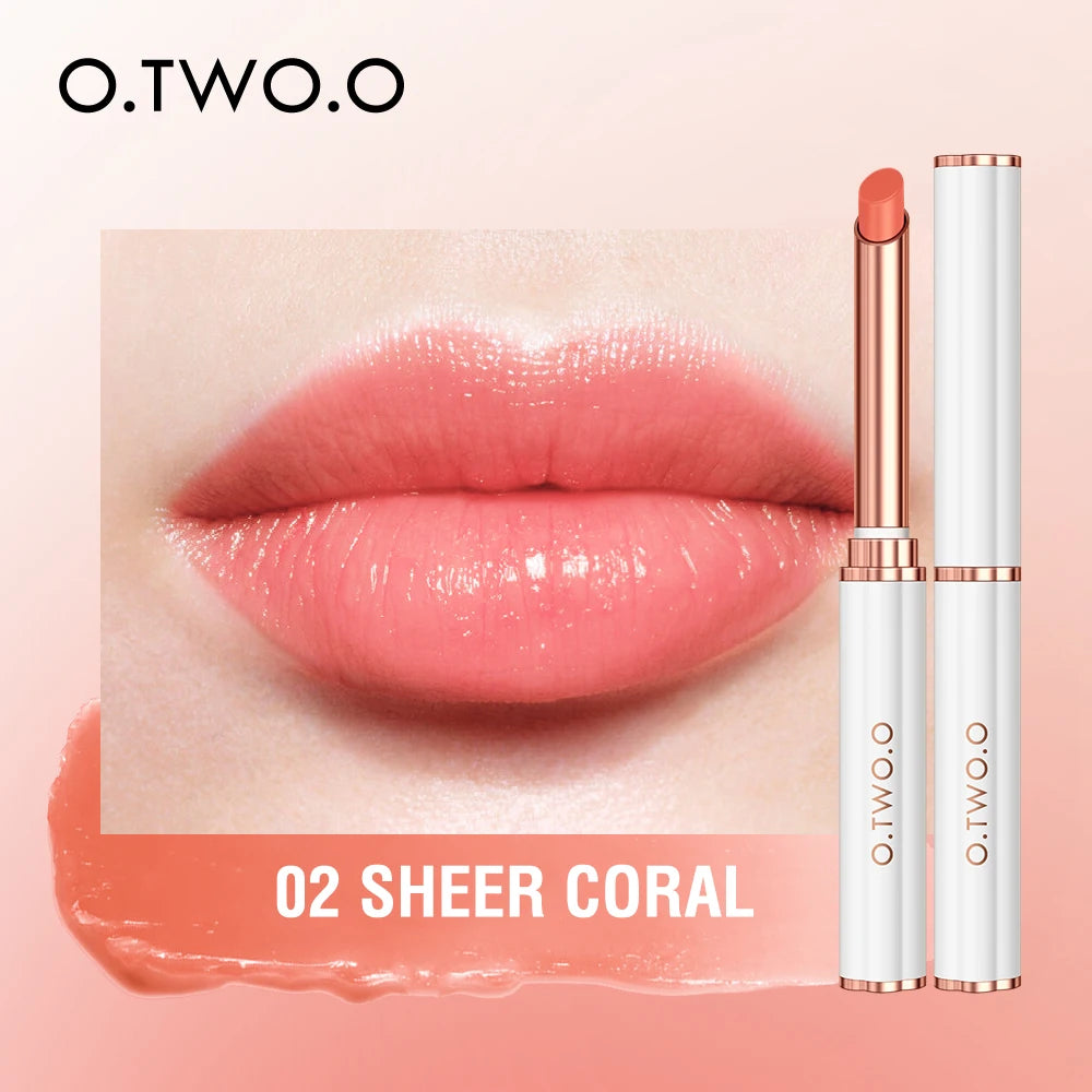 Baume à Lèvres Changeant de Couleur O.TWO.O — Huile Hydratante, Lip Gloss, Longue Tenue