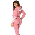 Ensemble Jogging Femme 2 Pièces — Sweat Zippé & Pantalon Sport