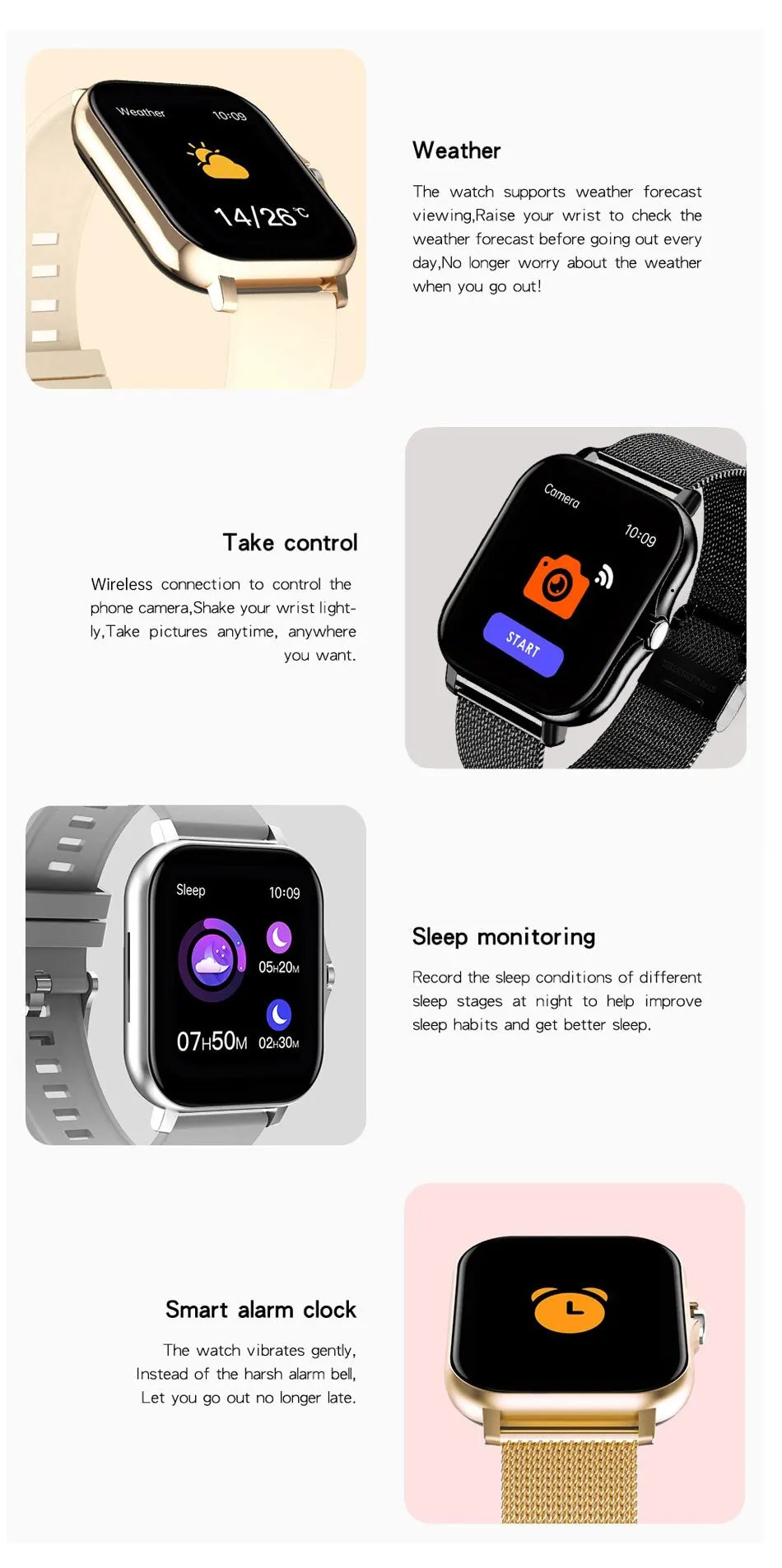 Montre Connectée GPS Sport Homme Femme — Écran Tactile, Appels Bluetooth, Smartwatch 2025