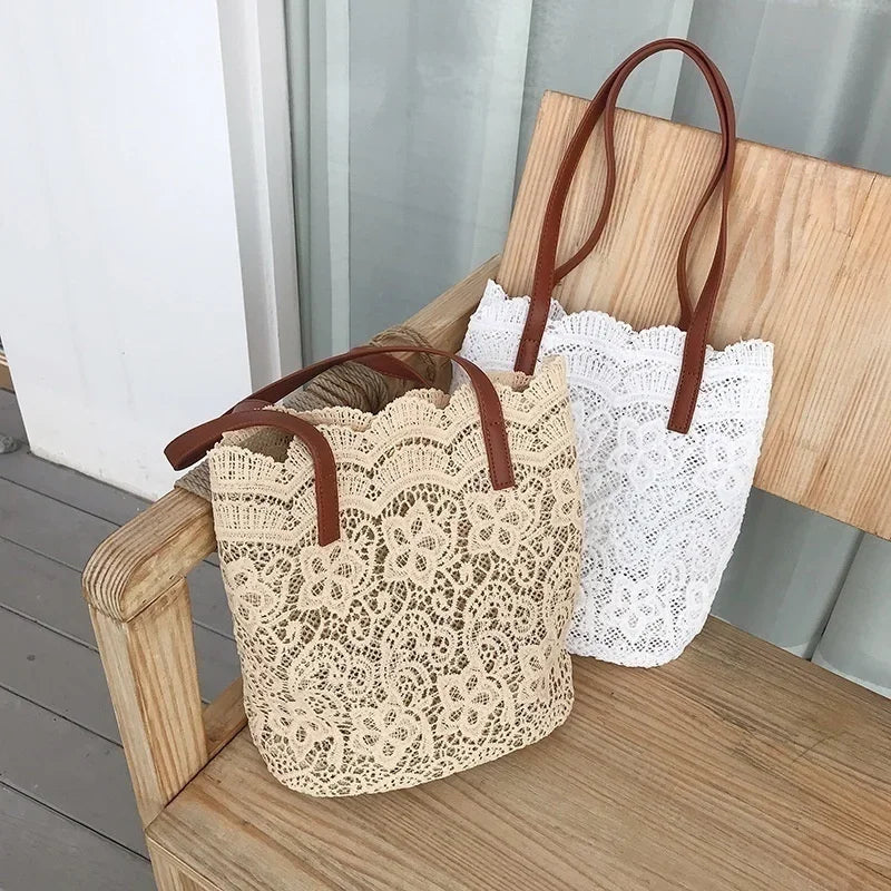 Sac À Main Femme Toile & Cuir — Bandoulière Luxe, Style Casual Fashion