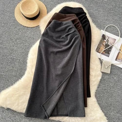 Ensemble Femme Manches Longues Sequins & Franges — Jupe Longue Tendance 2024