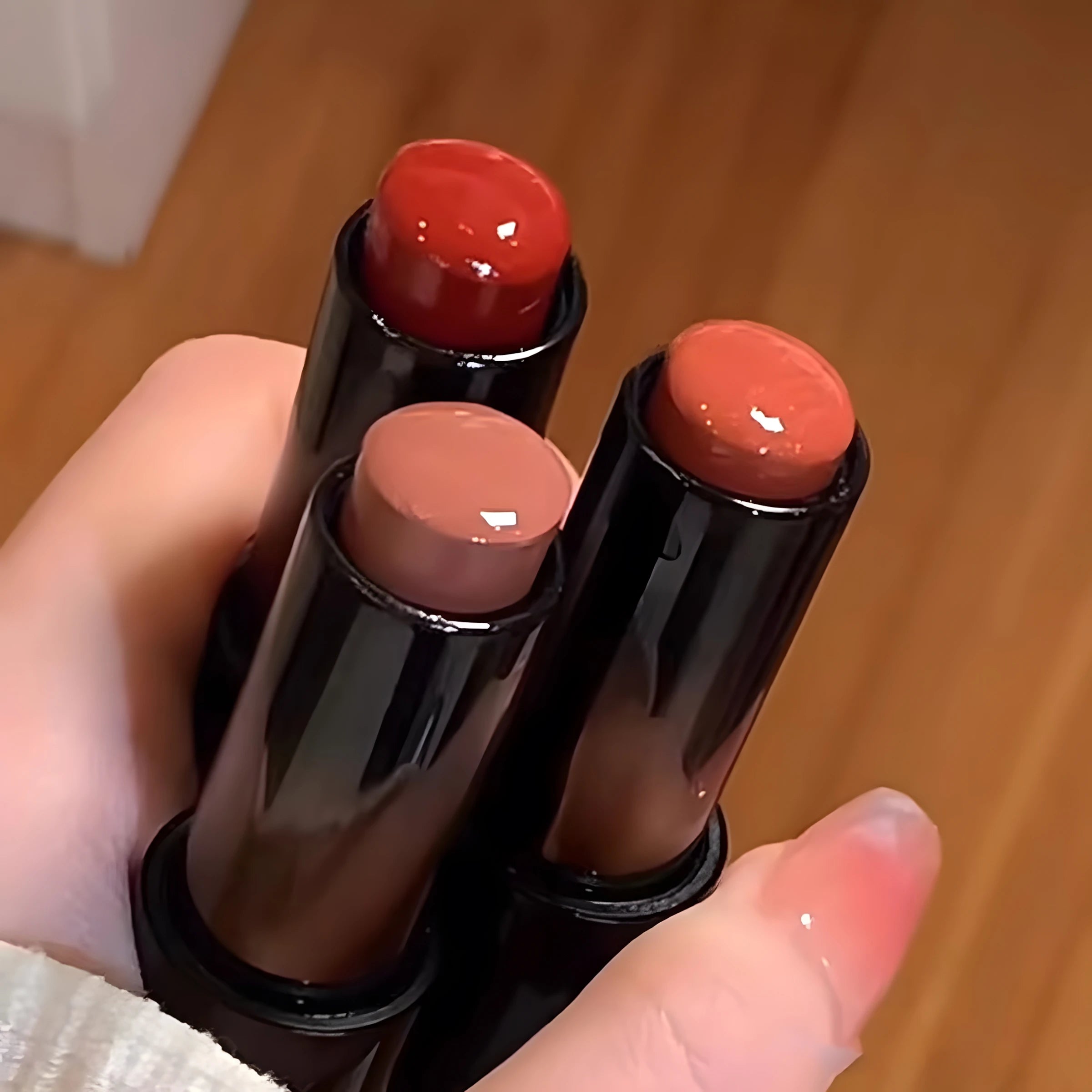 Rouge à Lèvres Hydratant Miroir Waterproof — Longue Tenue, Cadeau Saint-Valentin