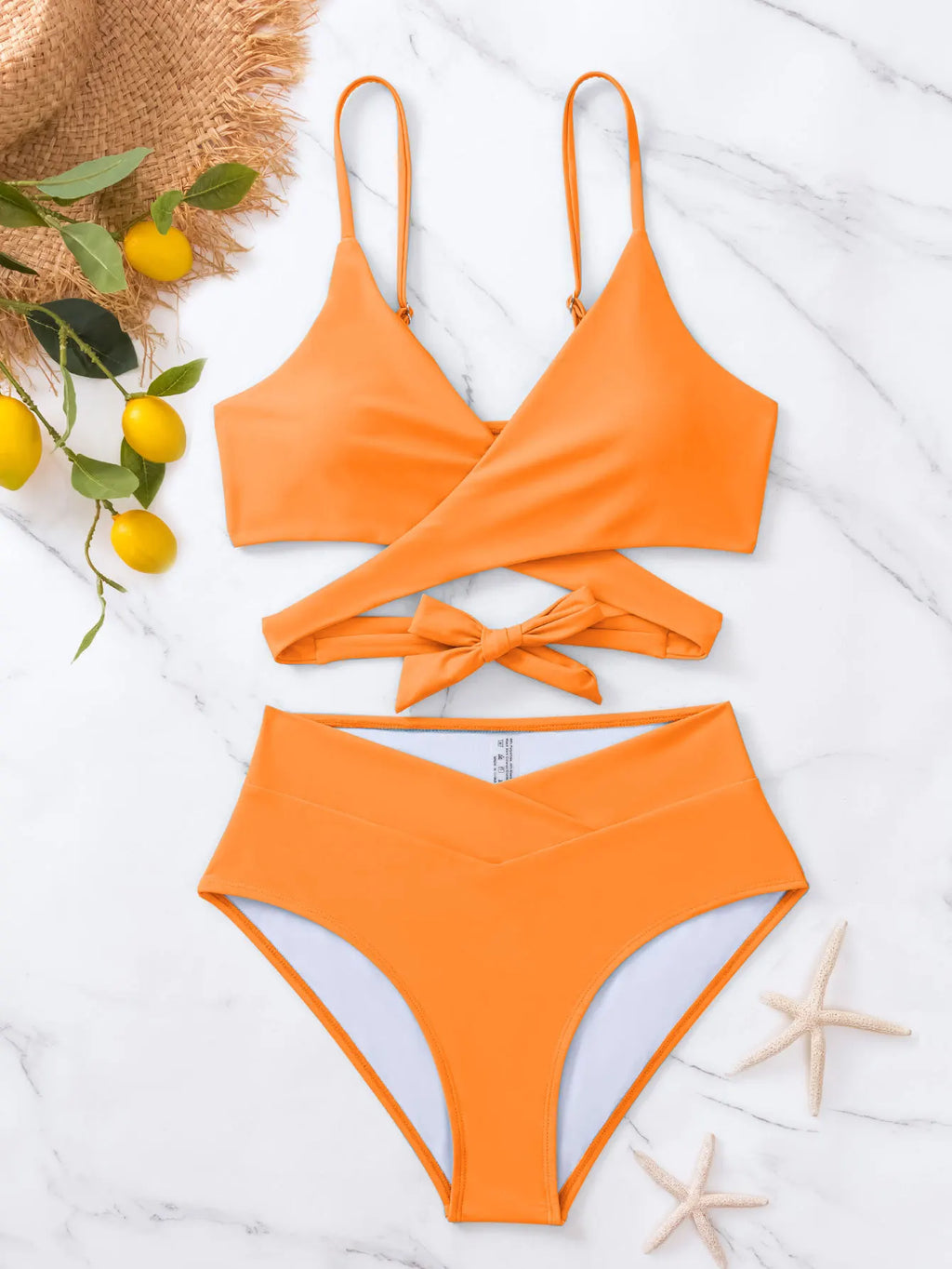 Bikini 2 Pièces Uni Noir 2023 — Bretelles Confortables, Maillot de Bain Femme Tendance