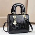 Sac à Main Femme Luxe Cuir Brillant — Bandoulière Messenger, Designer Tendance