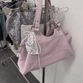 Grand Sac Vintage Femme — Tote Fourre-Tout, Sac Épaule Grande Capacité, Style Dumpling