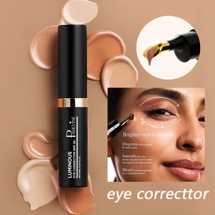 Correcteur Lumineux 4 Couleurs — Anti-Cernes, Illuminateur, Maquillage Liquide
