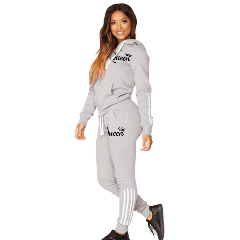 Ensemble Jogging Femme 2 Pièces — Sweat Zippé & Pantalon Sport