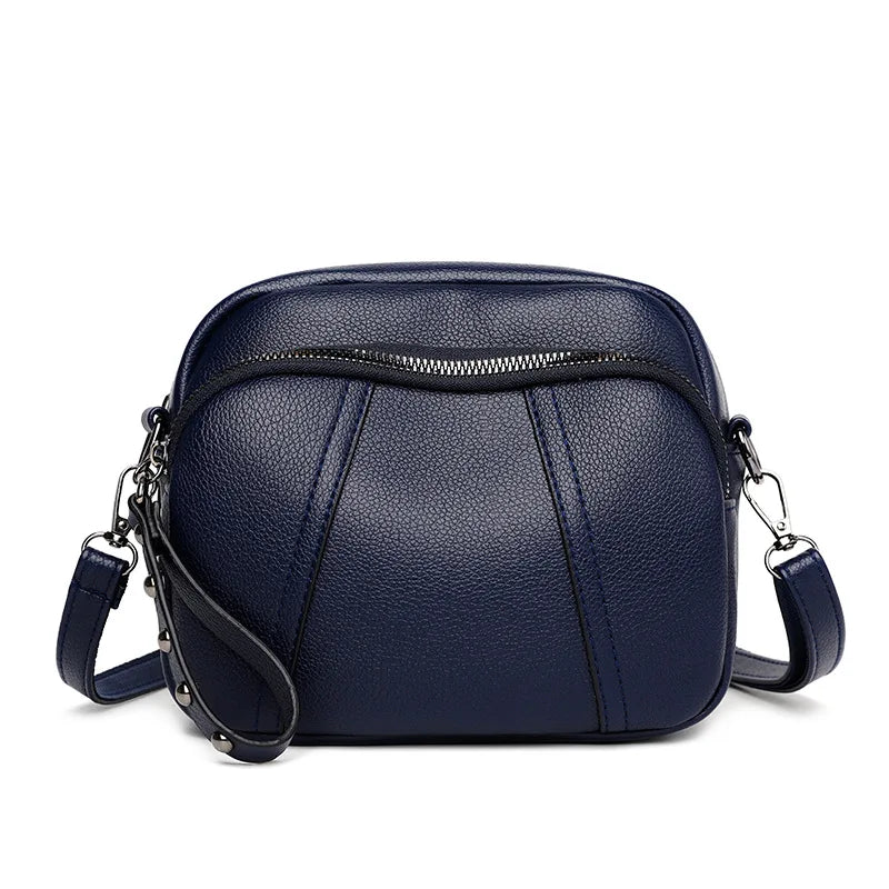 Sac à Main Femme Cuir Luxe Designer — Bandoulière Épaule, Grande Marque
