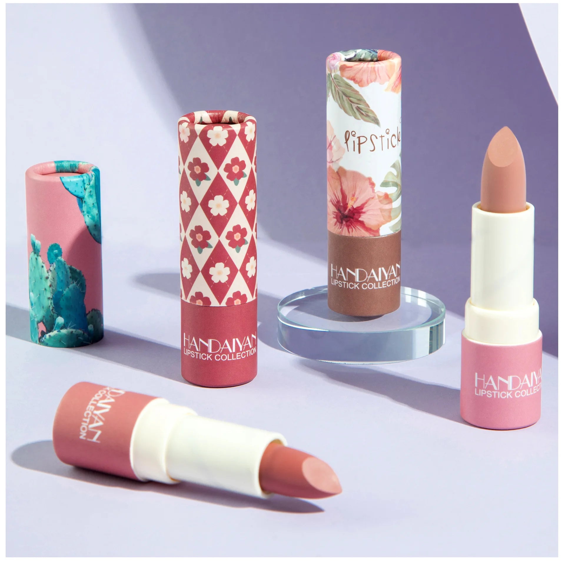 Rouge à Lèvres Mat Velours HANDAIYAN — 8 Couleurs, Waterproof, Longue Tenue