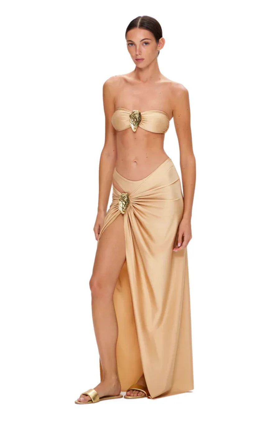 Bikini 2-3 Pièces Femme Push Up — Imprimé Coquillage, Style Brésilien Plage