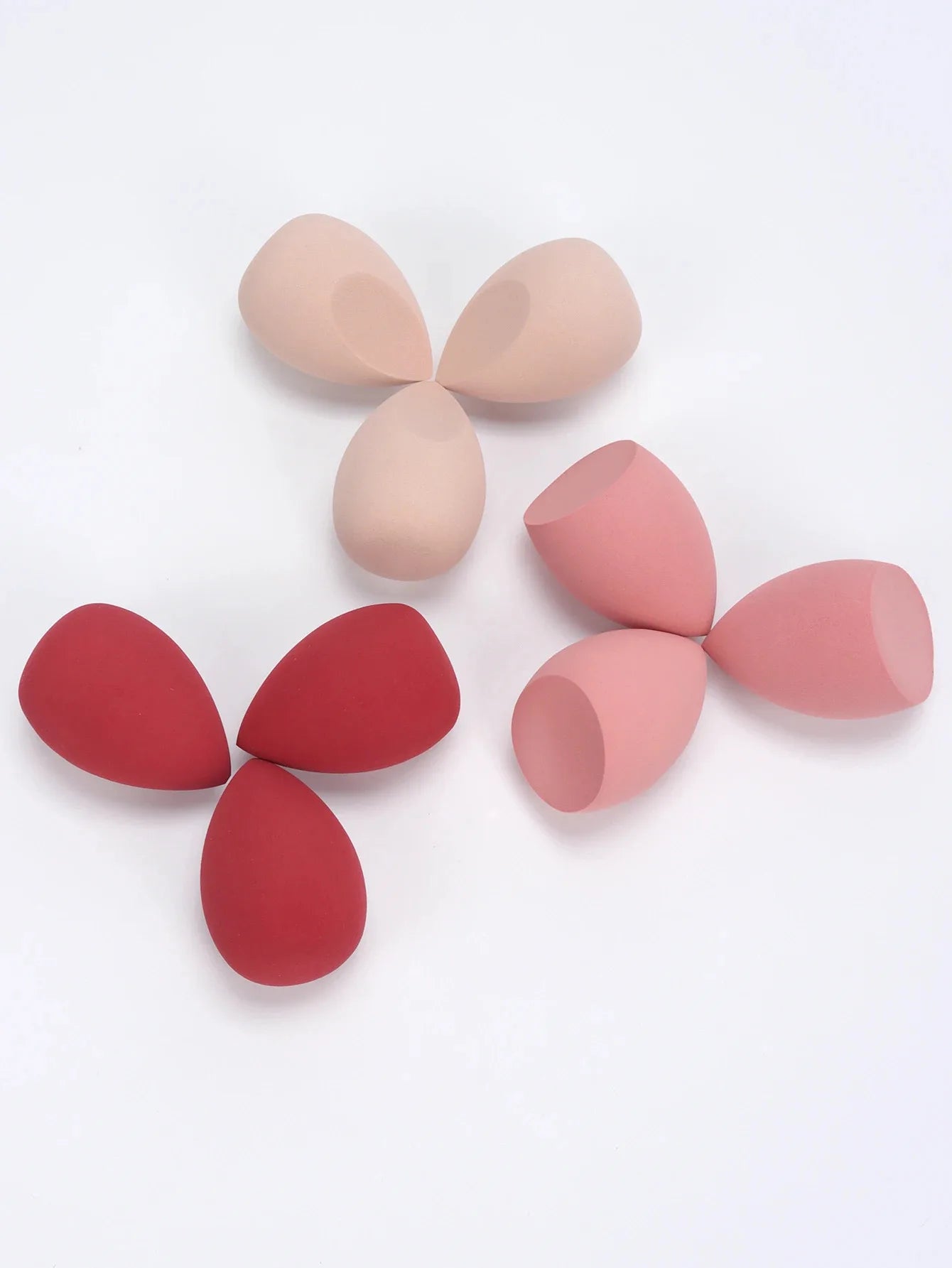 Set Éponges Maquillage Douces 4/8 Pièces — Beauty Egg & Puff pour Fond de Teint