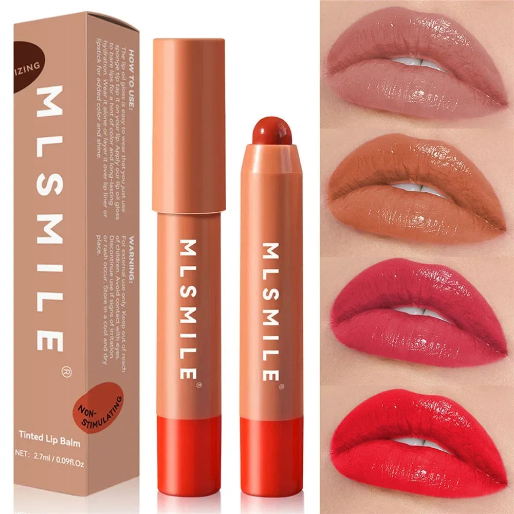 Crayon Lèvres Velours Waterproof 6 Couleurs Longue Tenue — Nude & Rose