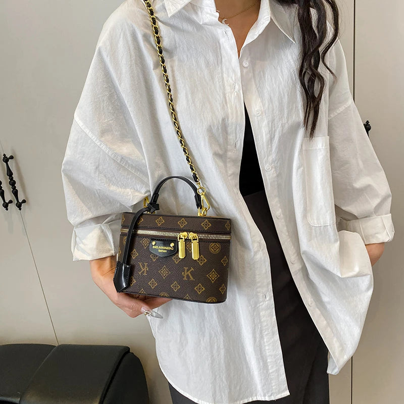 Sac Épaule Femme Cuir PU Imprimé — Bandoulière Fashion Tendance 2025