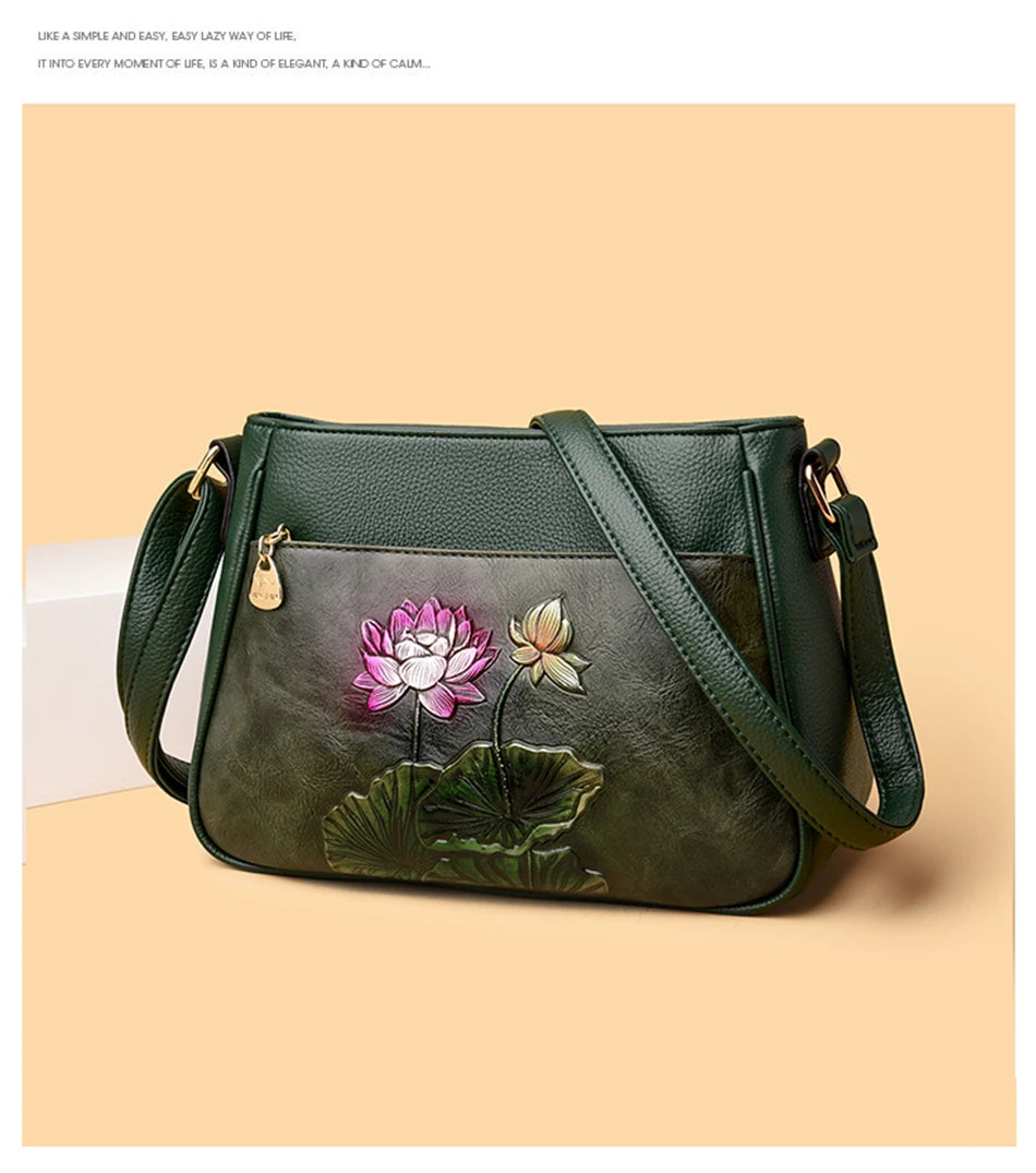 Sac À Main Femme Luxe Cuir Souple — Bandoulière Épaule, Messenger Bag 2025
