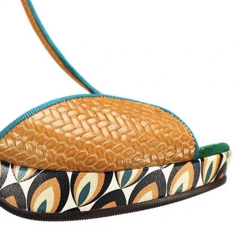 JOCHEBED HU Escarpins Cuir Véritable Plateforme — Talon Carré Luxe, Tailles 36-44