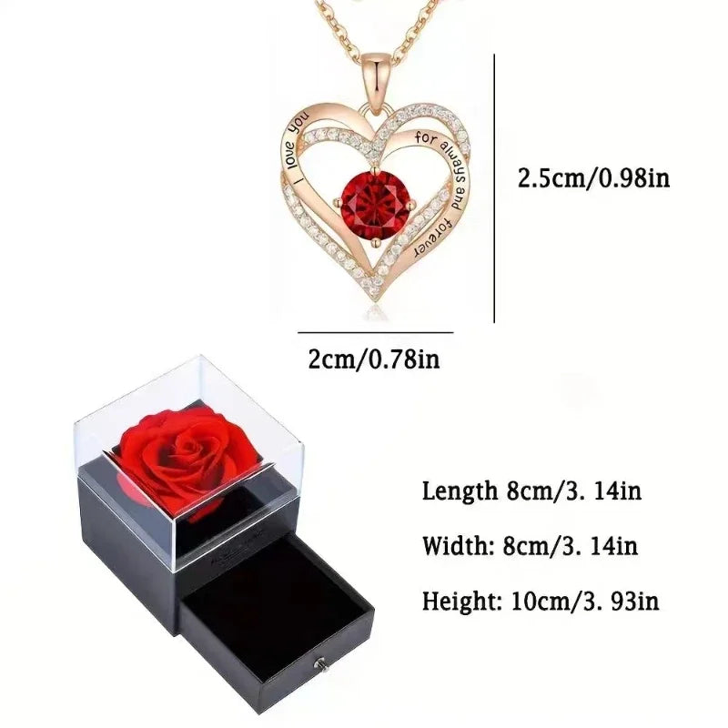 Coffret Fleur Éternelle & Boîte Bijoux – Cadeau Boutique Fête des Mères 2025