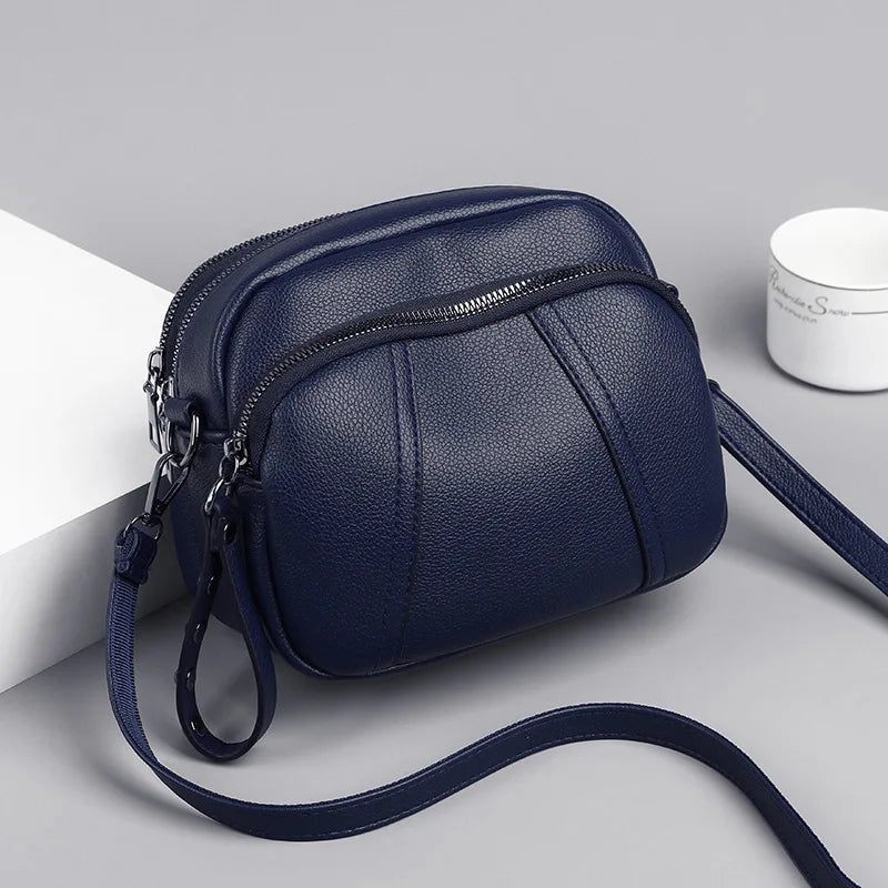 Sac à Main Femme Cuir Luxe Designer — Bandoulière Épaule, Grande Marque