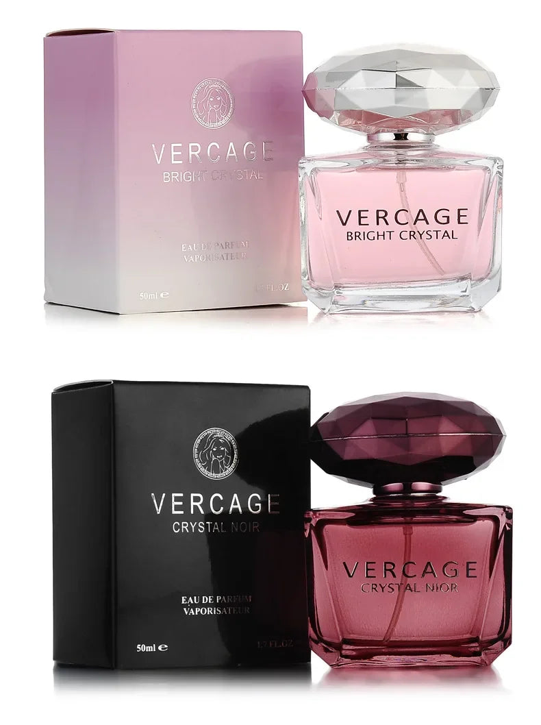 Parfum Femme Sweet Love — Spray Corps Longue Durée 50ml, Senteur Florale, Flacon Diamant Crystal