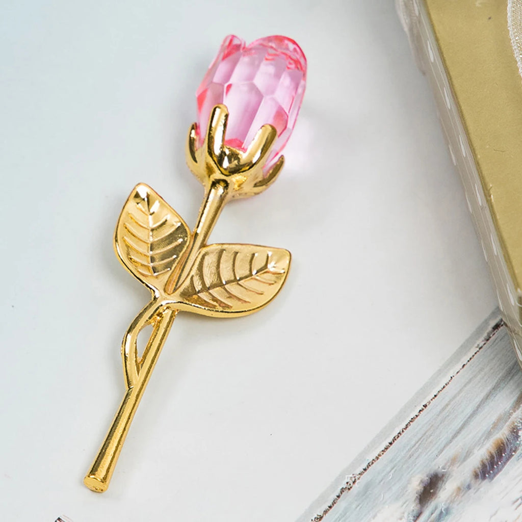 Rose Cristal Artificielle Éternelle – Cadeau Fête des Mères & Anniversaire