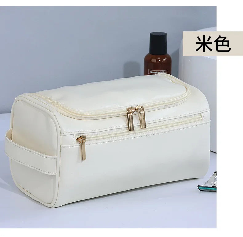 Trousse Toilette Luxe Homme Vintage — Organisateur Voyage Cosmétique Suspendu
