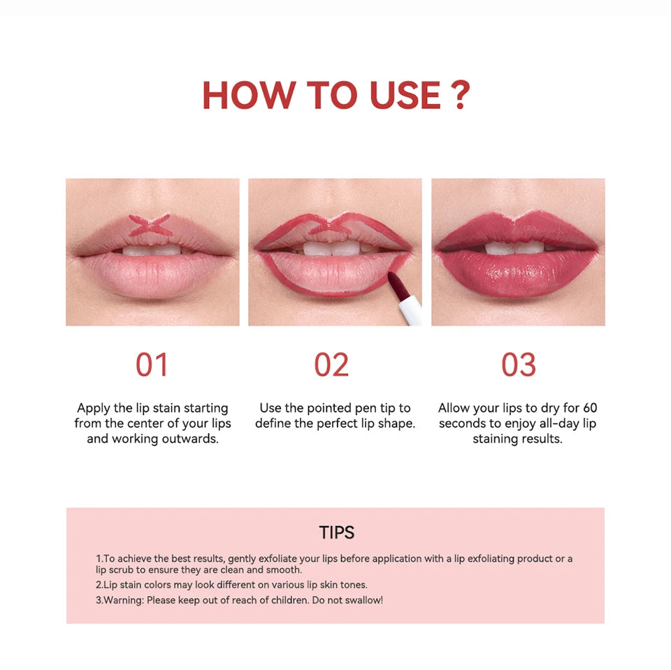 Crayon Contour Lèvres 2en1 Longue Tenue Anti-Bavure — Double Face Ultra Pigmenté